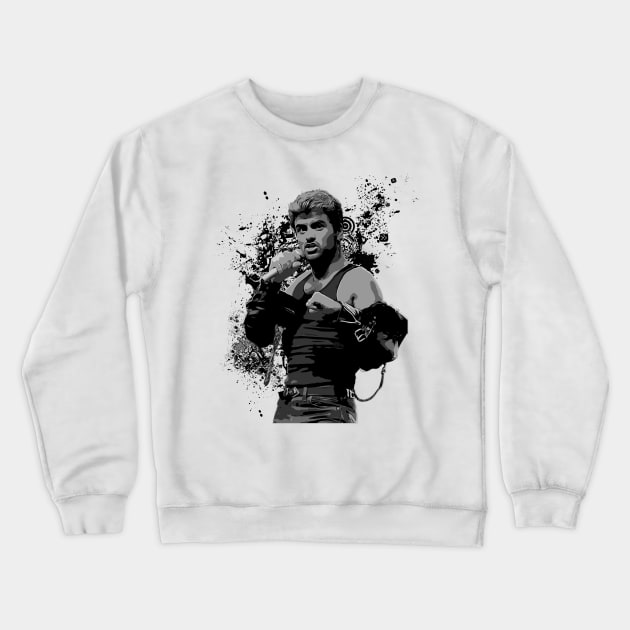 George Michael | 80 style | Gray Crewneck Sweatshirt by Degiab